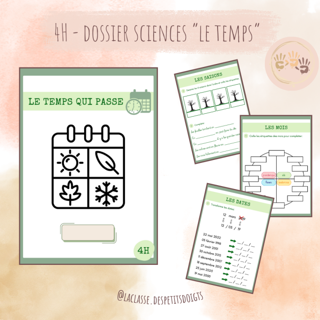 4H: Sciences "le temps qui passe"