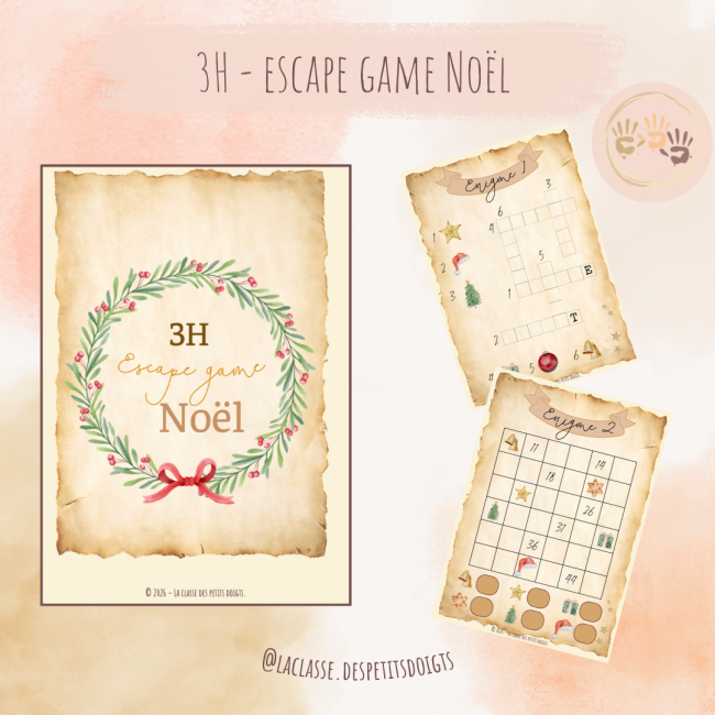 3H- Escape game "Noël"