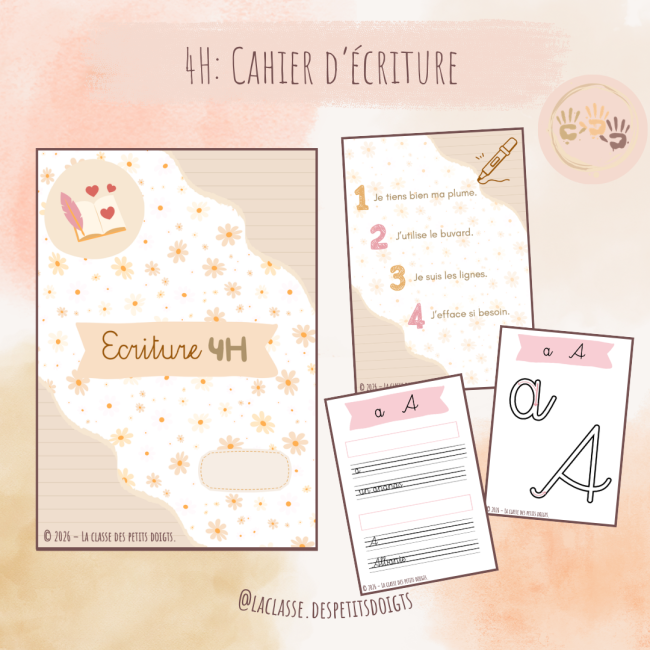 4H: Cahier d'écriture