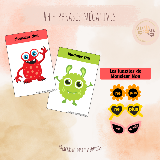 4H: Français "phrases négatives"