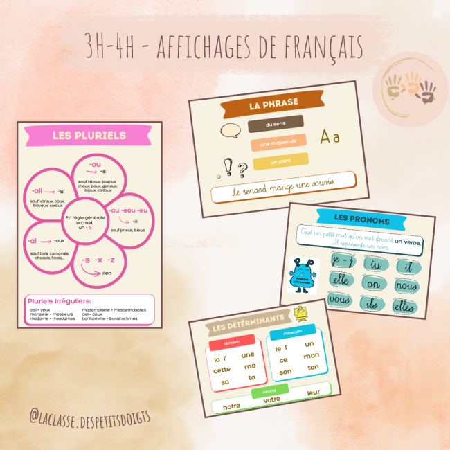 3H-4H: Français "affichages"