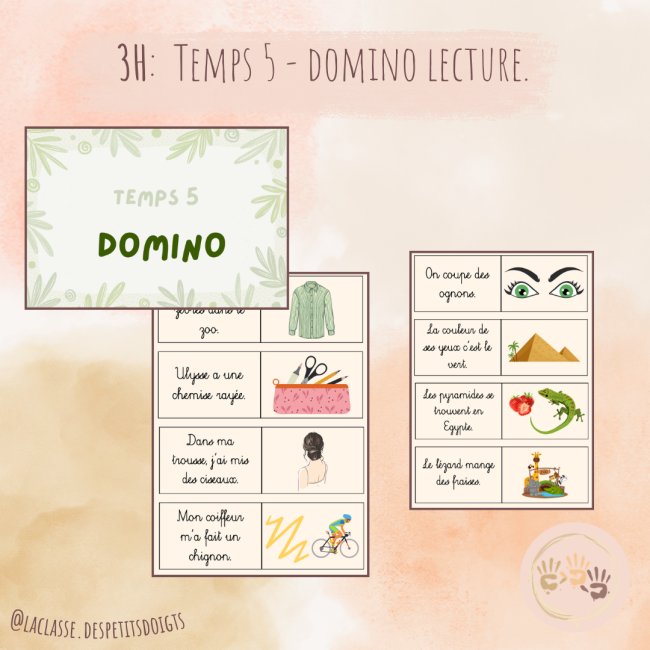 3H: Français temps 5: domino